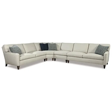 Modern Four Piece Sectional Sofa